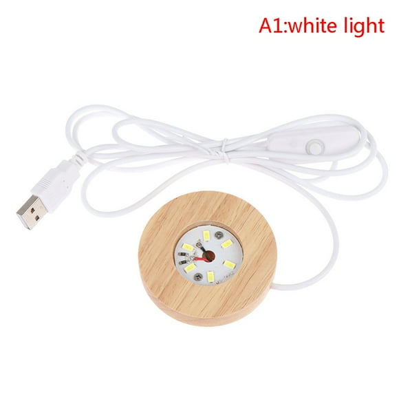 Led Light Base Glass Art