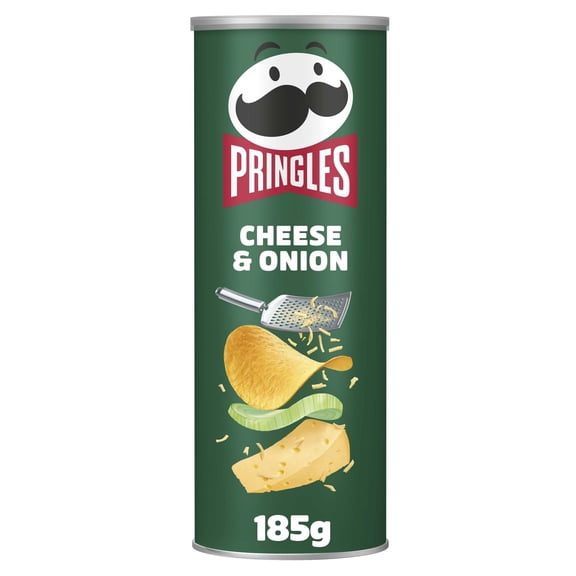 Pringles Cheese & Onion Sharing Crisps 185g, Imported from Britain