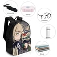 thumbnail image 4 of My Hero Academia Himiko Backpack Student Satchel Schoolbag Bookbag Laptop Bag Multipurpose Large Capacity Daypack Rucksack Travel Bag, 4 of 8