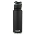 thumbnail image 5 of Coleman FreeFlow AUTOSEAL Stainless Steel Water Bottle, 40 oz (1.18 L), Black, 5 of 5