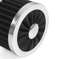 thumbnail image 2 of 23Mm Car Air Filter Cold Air Intake Filter High Flow Vent Valve Cover Breather Black, 2 of 10