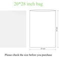 Clear Gift Basket Bags, 20 Pack 20" x 28" Large Cellophane Wrap Plastic