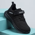 thumbnail image 7 of enyan Big Girls Sneakers Summer Breathable Lightweight Socks Shoes Soft Casual Sneakers Boy Running Shoes (Toddler/Little Kid/Big Kid) Black,13.5, 7 of 7