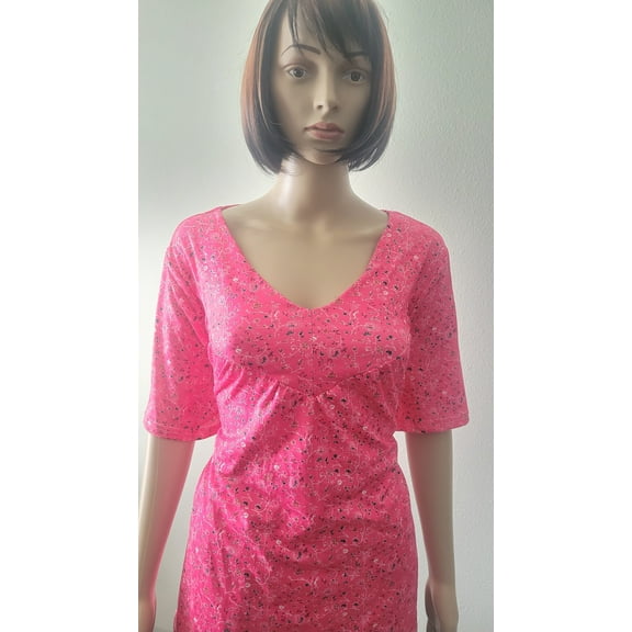 Tunic Blouse Women´s Size XXL Fuchsia