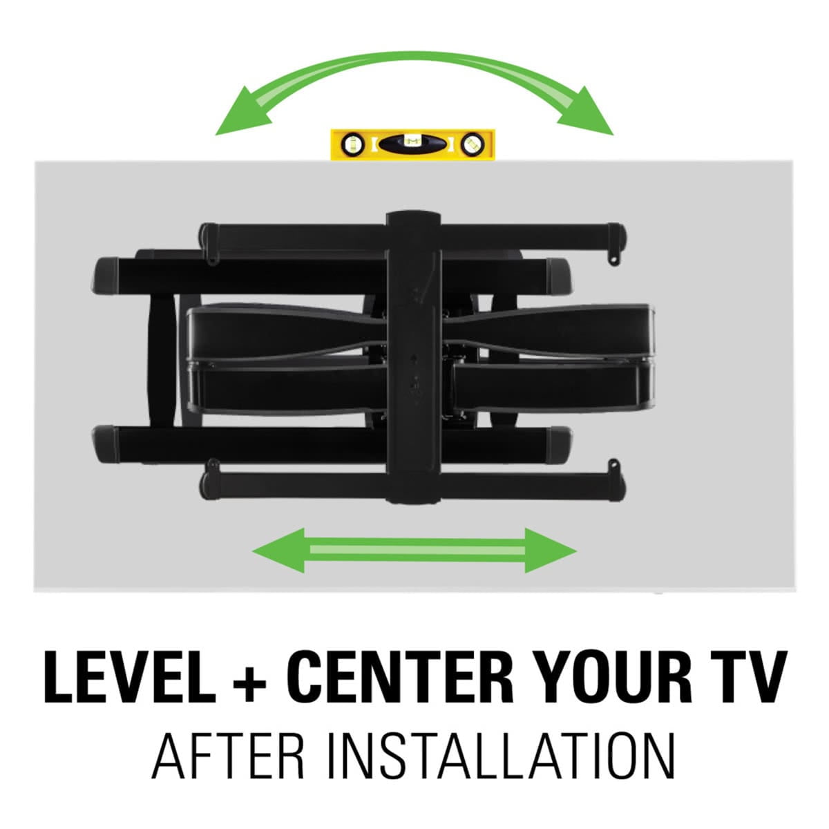 SANUS Advanced Universal Full-Motion Premium TV Wall Mount for 46 to 95 Flat Screen TVs - Features 8 Of Tilt & 55 Of Swivel, Ideal For Extra Large TVs - UL Listed & Safety Tested - VXF730-B2