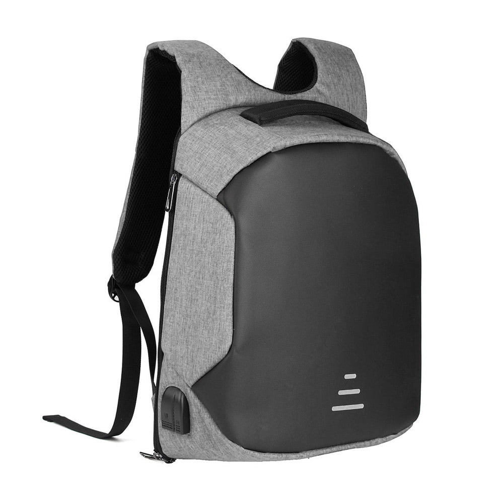 fur jaden anti theft water repellent 15.6 inch laptop backpack bolsa with usb charging port