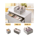 thumbnail image 3 of 6 Pcs Cajas De Almacenamiento Y Organizador De Ropa En Tela Belug Gris, 3 of 5