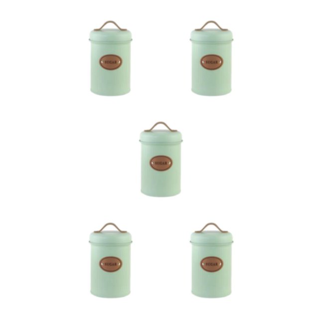 Baohd Kitchen Storage Solution Durable And Leakproof Containers For Easy Organization Dry Storage Kitchen Storage Jars Green sugar 5Set