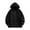 Black, variant on Fleece Lined Hoodie Mens Solid Color Hooded Sweatshirts Fall Winter Lightweight Jackets Plain Zip Up Hoodies Long Sleeve Tops Casual Pullover with Zip Pockets