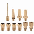 thumbnail image 2 of 10 Pcs Inflator Pump Nozzle Kit Presta Schrader Valve Tube Bicycle Adaptors for Road & Fixie Bike Tire, 2 of 4