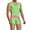 Green, variant on Danhjin Men's One Piece Cotton Briefs Bodysuit Unitard Tank Top Sports Workout Leotard Bodywear Wrestling Singlet Underwear