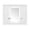 C, variant on IVV Modern Bathroom Wall-Mounted Mirror Cabinet with Concealed Storage, Open Shelves & Built-In Towel Rods, 35" x 28.7", White