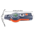thumbnail image 3 of Multifunctional Emergency Whistle With Compass LED Flashlight Camping Safety Survival Equipment Portable Safety Tool For Camping Hiking Emergency Kits, 3 of 7