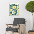 thumbnail image 2 of Lazy Daisy Afternoon Blossoms Flowers Oxeye Daisies In Meadow Sunlight Art Print Framed Poster Wall Decor 12x16 inch, 2 of 5