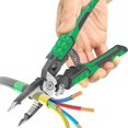 thumbnail image 1 of Alicates de electricista 9 en 1, alicates de punta de aguja multifuncionales para pelado de cables, cortadores de cables, herramientas manuales para prensar terminales, 1 of 5