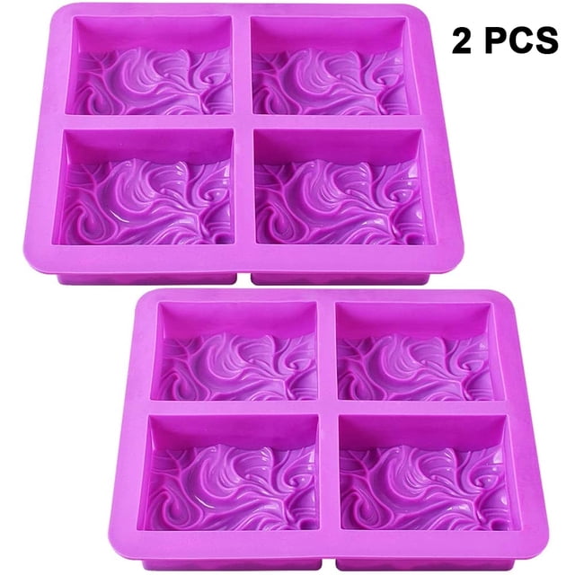 Molde de silicona para jabón, diseños de formas únicas, multiusos, resistente a altas temperaturas, flexible, antiadherente, apto para horno microondas, para proyectos creativos de manualidades de