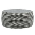 thumbnail image 2 of Eve 32" Coffee Table | Silver Metallic Beads Studded Pattern | Nickel Coated Iron Frame, 2 of 3