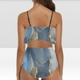 thumbnail image 4 of Pisexur Tankini Swimsuits for Women Tummy Control Two Piece Bathing Suits Ruffled Flounce Tankini Top with High Waisted Bottom Bikini Set, 4 of 6