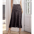 thumbnail image 5 of Weardear Womens Leopard Print Skirt Silk Satin Skirts for Women Midi Length High Waisted Skirts Elastic Skirts, 5 of 6