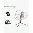 thumbnail image 3 of 10inch Selfie Ring Light Photography Led Rim Of Lamp with Mobile Holder Mounting Tripod Stand Ringlight For Live Video Stream, 3 of 5