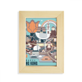 thumbnail image 1 of Hong Kong Sightseeing Famous China Desktop Display Photo Frame Picture Art Painting 5x7 inch, 1 of 3