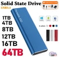 thumbnail image 2 of Original Portable External Hard Drive1TB 2TB Mobile Solid State Drive USB 3.1 External hard disk ssd for Notebook Laptop Mac, 2 of 4