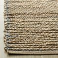 thumbnail image 3 of SAFAVIEH Cape Cod Braganza Striped Area Rug, Natural/Blue, 6' x 6' Square, 3 of 8