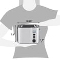 thumbnail image 2 of Elite Gourmet ECT2145 Nueva Tostadora LCD de 2 Rebanadas de Acero Inoxidable con Función Bagel, 2 of 5
