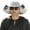 LIght Gray, variant on Blarkrus Sun Hat with Fan Outdoor Sun Hat with Two Solar Rechargeable Fans Sun Hat with Large Brim,Army Green