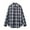 c03Blue, variant on USNSM Men's Flannel Shirts Casual Button Down Plaid Shirt Jacket Long Sleeve Lapel Blouse Coat with Pockets Blue XXL