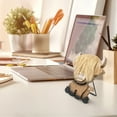 thumbnail image 6 of Highland Cow Wooden Figurine with Stand – Long Hair Statue for Rustic Home Country Kitchen or Office Décor Farmhouse Table Shelf Display Accent & Unique Gift Animal Lovers, 6 of 9