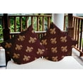 thumbnail image 3 of Simply Daisy 18" x 18" Fleur de Lis Indoor/Outdoor Polyester Throw Pillow, Pomegranate, 3 of 3