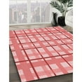 thumbnail image 2 of Ahgly Company Indoor Square Patterned Pastel Pink Area Rugs, 7' Square, 2 of 6