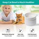 thumbnail image 5 of Juego de cuencos de agua para comida para gatos, cuencos dobles de cerámica para alimentación de gatos con protector a prueba de salpicaduras, platos altos para gatos, 5 of 5