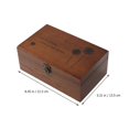 thumbnail image 4 of Wooden Sewing Kit Box Wood Sewing Needle Storage Case Wooden Sewing Pin Storage Box, 4 of 4