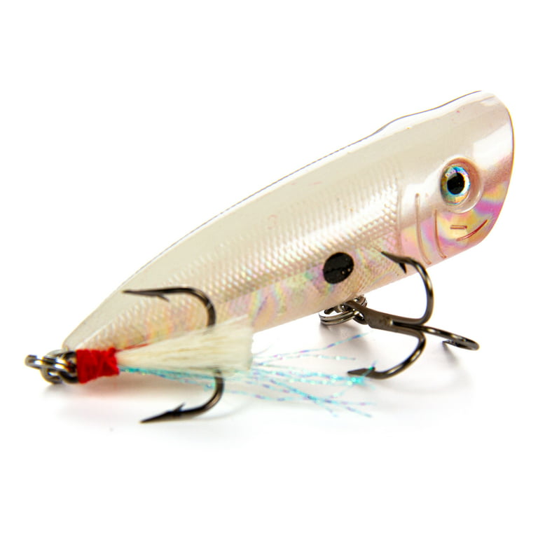 Ozark Trail 1/4 Ounce Translucent Popper Fishing Lure, Clear