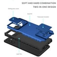 thumbnail image 4 of Jiahe Cover For Samsung Galaxy A54 Case Built-in Slide Anti-Scratch Camera Lens Cover Rugged Shockproof with Adjustable Stand Case Cover,Blue, 4 of 12
