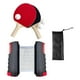 thumbnail image 3 of Juego de palas de ping pong, juego de tenis de mesa, accesorios profesionales, red retráctil Negro, 3 of 9