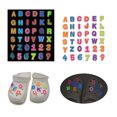 thumbnail image 1 of 36PCS Wristband Charm PVC Luminous Letter Shoe Charms Number Shoe Decorations, 1 of 10