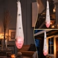thumbnail image 5 of Light Up Hanging Spider Cocoon Skeleton Halloween Decor LED Pink Lighted Cloth Spider Nest Ornament for Porch Tree Window Indoor Outdoor Halloween Party Seasonal Decorations, 5 of 6