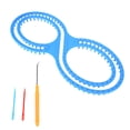 thumbnail image 3 of Knitting Loom,Knitting Loom 8 Shape Plastic Knitter Knitting Loom Set Time-Tested Durability, 3 of 12