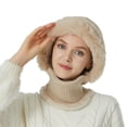 thumbnail image 1 of Breezora Chapeau Tricoté pour Femmes Foulard Protège-Oreilles Chaud Mode Polyvalent Beige, 1 of 4