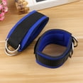 thumbnail image 4 of SHOWERORO 2Pcs Blue Nylon Ankle Strap for Gym Leg Strength Training Durable 4.3x2.4x0.2in, 4 of 8