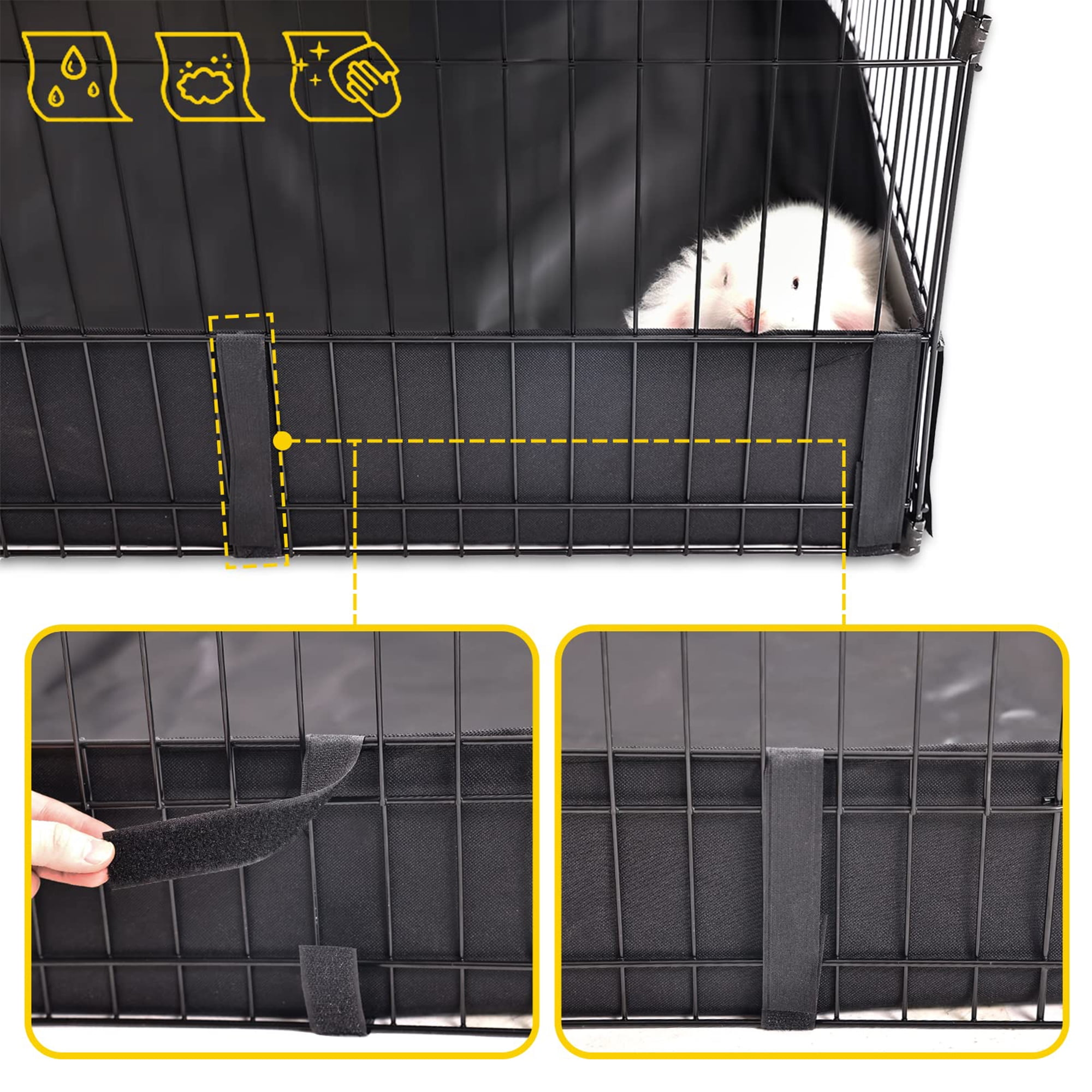 Aivituvin Pet Playpen, Small Animal Playpen for Rabbits Hamsters Guinea Pigs Cage Exercise Pen and Enclosure Waterproof