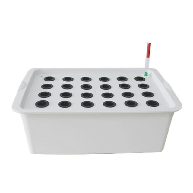 Indoor Hydroponics Growing System Kit Cultivation Box Hydroponics Seedling 24 Holes Plant Site Set Seedling Vegetables Plant Cultivation Grow Box