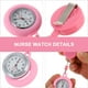 thumbnail image 3 of Relojes de enfermera unisex, reloj de enfermería, reloj de bolsillo retráctil con clip., 3 of 7