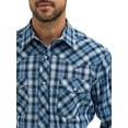 thumbnail image 3 of Wrangler® Men's and Big Men's Regular Fit Long Sleeve Western Shirt, Sizes S-5XL, 3 of 4