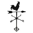 thumbnail image 1 of Veleta Indicador de dirección de veleta con forma de gallo para de hierro de granja, herramientas de medición para techos de patio, Gallo Negro Magideal Veleta, 1 of 8