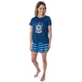thumbnail image 2 of Harry Potter Women's Hogwarts Castle Crest 2 Piece Pajama Short Set Sleepwear Slytherin Hufflepuff Gryffindor Ravenclaw, 2 of 7