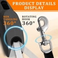 thumbnail image 4 of Qianruida Retractable Dog Leash 16 ft Dog Walking Leash for Small Dogs Tangle Free Pet Walking Leash-Black, 4 of 6